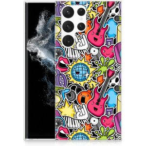 Samsung Galaxy S22 Ultra Silicone Back Cover Punk Rock