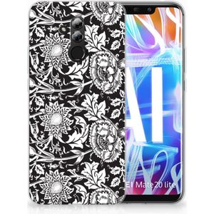 Huawei Mate 20 Lite TPU Case Black Flowers