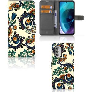 Wallet Case Motorola Moto G51 5G Barok Flower