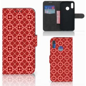 Honor 10 Lite Telefoon Hoesje Batik Rood