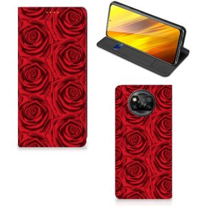 Xiaomi Poco X3 Pro | Poco X3 Smart Cover Red Roses