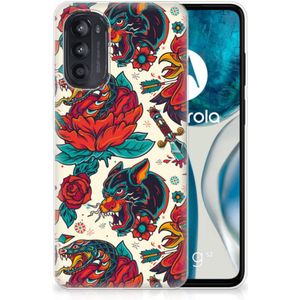 Siliconen Hoesje met foto voor Motorola Moto G52/G82 Old Skool