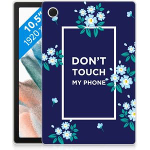 Samsung Galaxy Tab A8 2021/2022 Print Case Flowers Blue DTMP