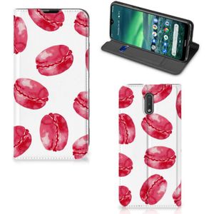 Nokia 2.3 Flip Style Cover Pink Macarons