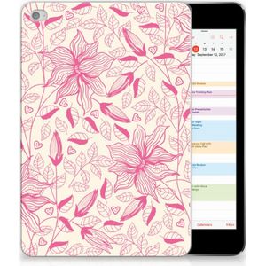 Apple iPad Mini 4 | Mini 5 (2019) Siliconen Hoesje Pink Flowers