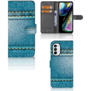 Motorola Moto G52 | Moto G82 Wallet Case met Pasjes Jeans