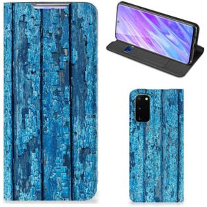 Samsung Galaxy S20 Book Wallet Case Wood Blue