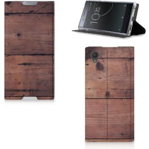 Sony Xperia L1 Book Wallet Case Old Wood