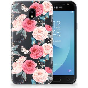 Samsung Galaxy J3 2017 TPU Case Butterfly Roses