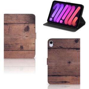 iPad Mini 6 (2021) Tablet Book Cover Old Wood