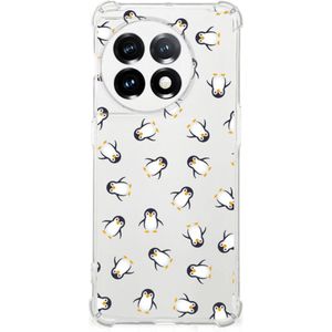 Doorzichtige Silicone Hoesje voor OnePlus 11 Pinguïn