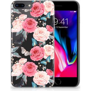 Apple iPhone 7 Plus | 8 Plus TPU Case Butterfly Roses