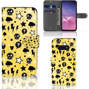 Telefoonhoesje met Naam Samsung Galaxy S10e Punk Geel