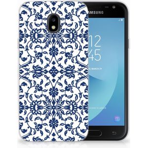 Samsung Galaxy J3 2017 TPU Case Flower Blue