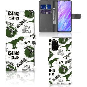 Telefoonhoesje met Pasjes voor Samsung Galaxy S20 Plus Dinosaurus