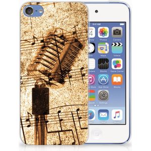 Apple iPod Touch 5 | 6 Siliconen Hoesje met foto Bladmuziek