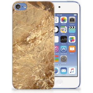 Apple iPod Touch 5 | 6 TPU Siliconen Hoesje Marmer Creme