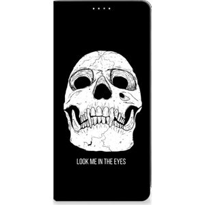 Mobiel BookCase Samsung Galaxy A71 Skull Eyes