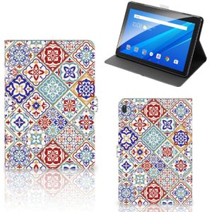 Lenovo Tab E10 Leuk Tablet hoesje  Tiles Color