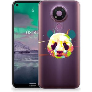 Nokia 3.4 Telefoonhoesje met Naam Panda Color