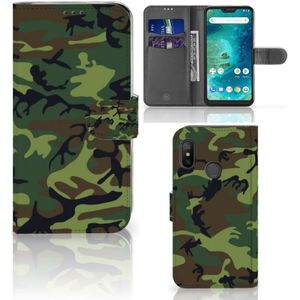 Xiaomi Mi A2 Lite Telefoon Hoesje Army Dark