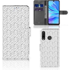 Huawei P30 Lite (2020) Telefoon Hoesje Stripes Dots