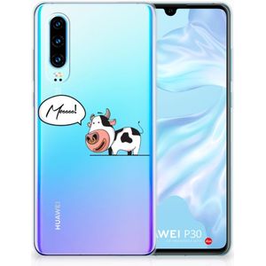 Huawei P30 Telefoonhoesje met Naam Cow