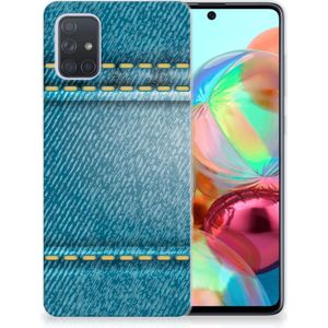 Samsung Galaxy A71 Silicone Back Cover Jeans