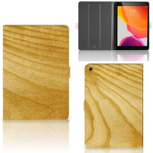 iPad 10.2 2019 | iPad 10.2 2020 | 10.2 2021 Tablet Book Cover Licht Hout