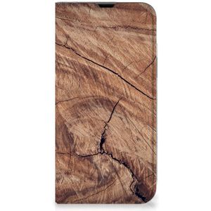 iPhone 13 Pro Max Book Wallet Case Tree Trunk