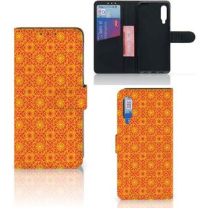 Xiaomi Mi 9 Telefoon Hoesje Batik Oranje