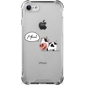 iPhone SE 2022/2020 | iPhone 8/7 Stevig Bumper Hoesje Cow