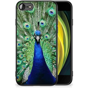 iPhone SE 2022 | SE 2020 | 7/8 Dierenprint Telefoonhoesje Pauw