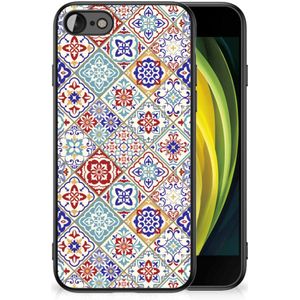 iPhone SE 2022 | SE 2020 | 7/8 Marmeren Print Telefoonhoesje Tiles Color
