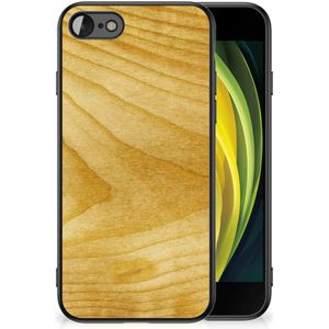 iPhone SE 2022 | SE 2020 | 7/8 Houten Print Telefoonhoesje Licht Hout