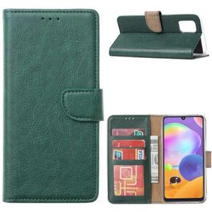 Wallet Case Galaxy A72 Groen met Standaard