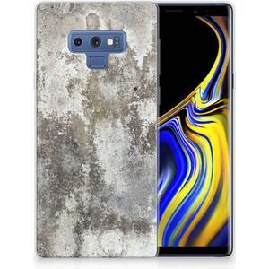 Samsung Galaxy Note 9 TPU Siliconen Hoesje Beton Print