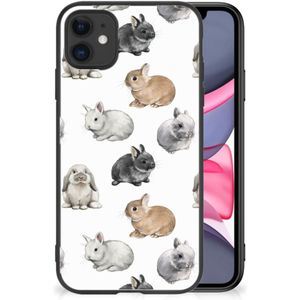 Dierenprint Telefoonhoesje voor iPhone 11 Konijntjes