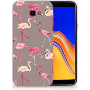 Samsung Galaxy J4 Plus (2018) TPU Hoesje Flamingo
