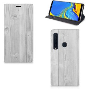 Samsung Galaxy A9 (2018) Book Wallet Case White Wood