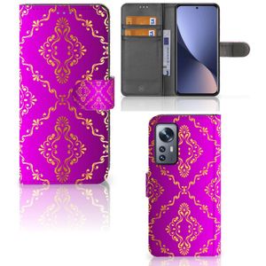 Wallet Case Xiaomi 12 | 12X Barok Roze