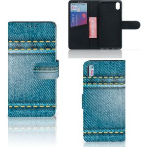 Xiaomi Redmi 7A Wallet Case met Pasjes Jeans