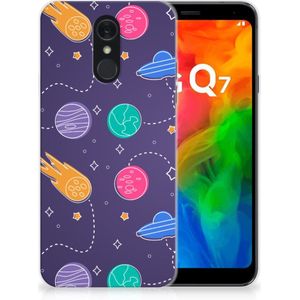 LG Q7 Silicone Back Cover Space