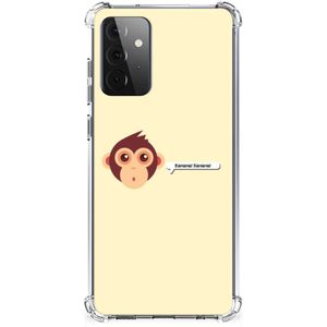 Samsung Galaxy A72 4G/5G Stevig Bumper Hoesje Monkey