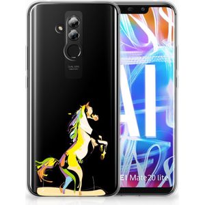 Huawei Mate 20 Lite Telefoonhoesje met Naam Horse Color