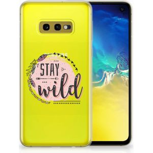 Samsung Galaxy S10e Telefoonhoesje met Naam Boho Stay Wild