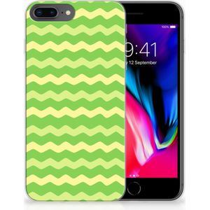 Apple iPhone 7 Plus | 8 Plus TPU bumper Waves Green