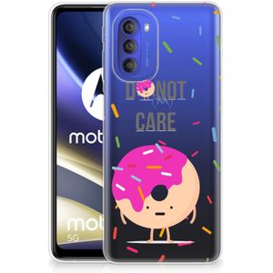Motorola Moto G51 5G Siliconen Case Donut Roze