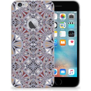 Apple iPhone 6 Plus | 6s Plus TPU Siliconen Hoesje Flower Tiles