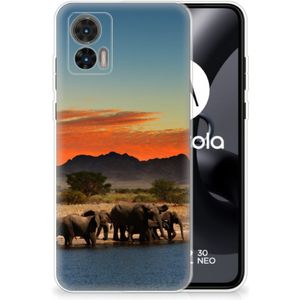 Motorola Edge 30 Neo TPU Hoesje Olifanten